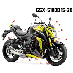 GSXS1000 Fairings Injection Panel Bodywork Frame Protector Kits for Suzuki GSX-S1000 GSXS 1000 2015-2020 Motorcycle Accessories