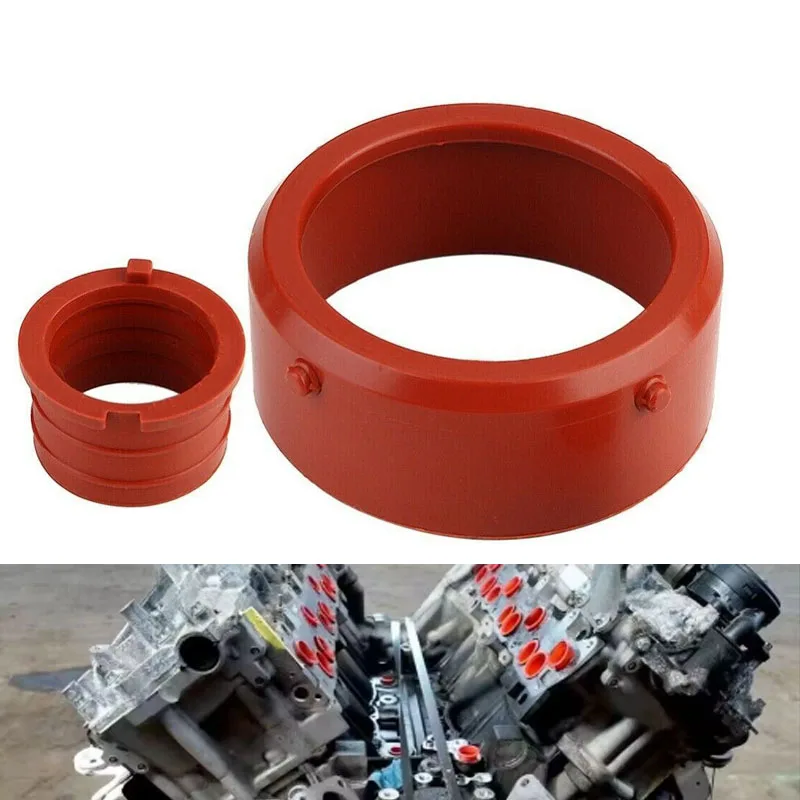 Red Rubber Turbo Intake And Breather Seal Ring Kit A6420940080 6420940580 For Mercedes-Benz OM642 CDI CRD Car Accessories