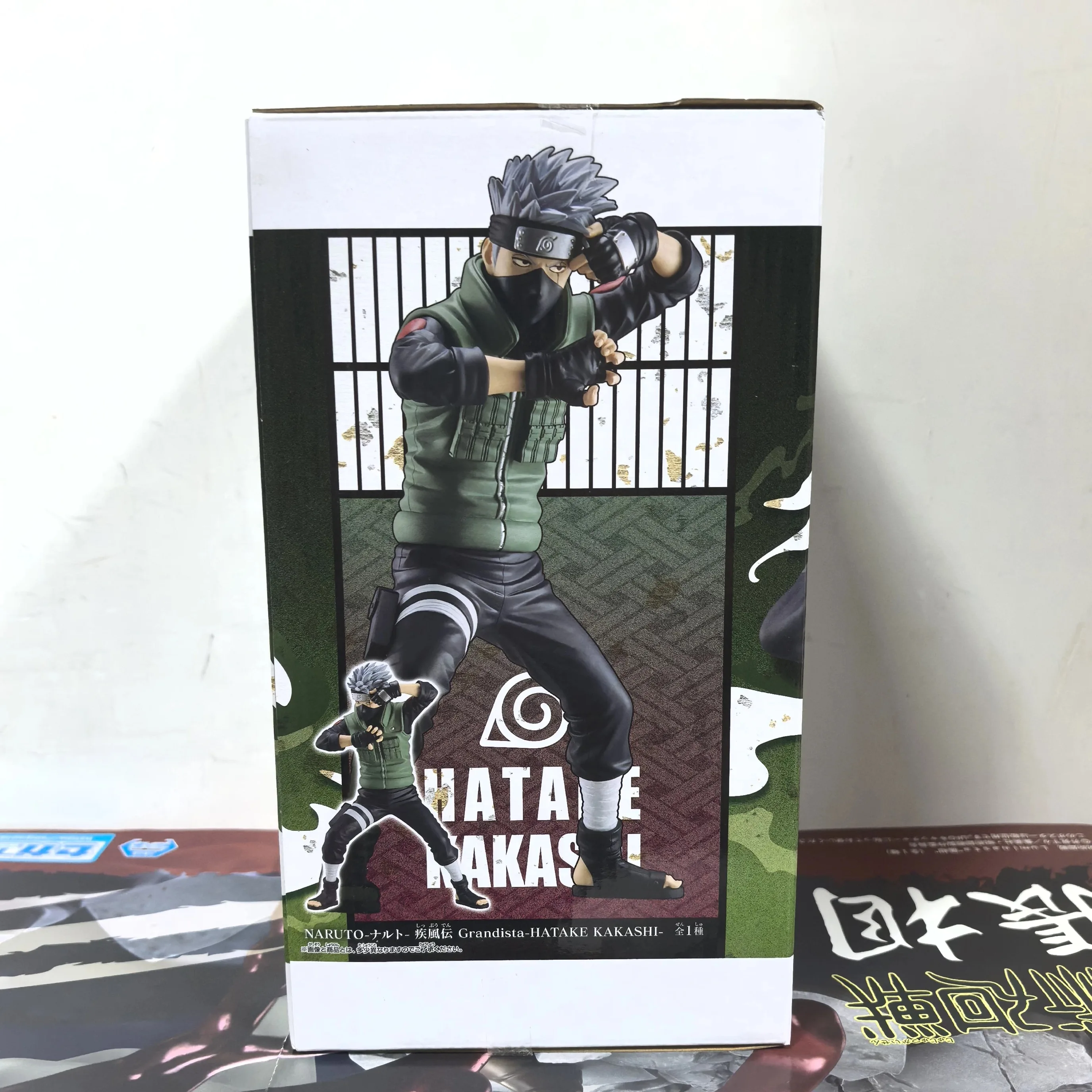 Bandai Original NARUTO Anime Figure Grandista Hatake Kakashi Action Figure Toys for Fans Gift Collectible Model Ornaments Toys