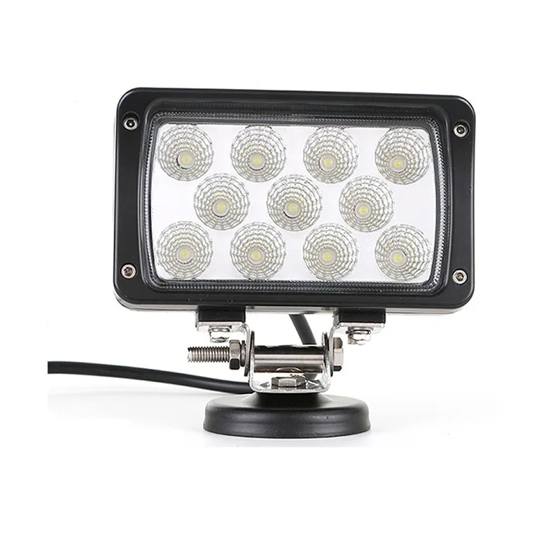 

6-дюймовый светодиодный рабочий фонарь мощностью 33 Вт IP67 Сверхмощный светодиодный рабочий фонарь для грузовика, трактора, вилочного погрузчика, джипа, внедорожника, бампера на крыше, 12 В/24 В, универсальный