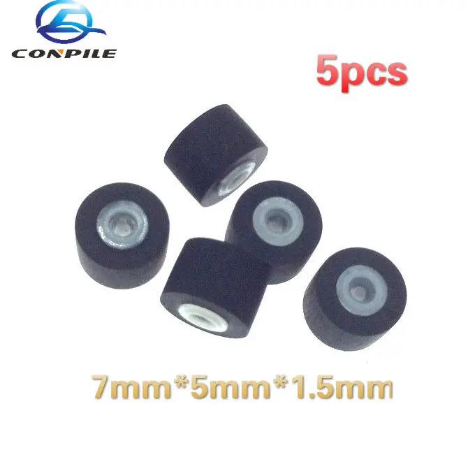 5pcs 7mm*5mm*1.5mm pinch roller for Sony Walkman WM-F550C WM-506 Bf608 WM-150 cassette deck