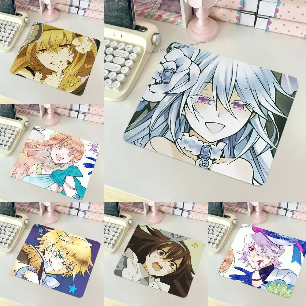 P-Pandora H-Hearts Mousepad Small LockEdge Mouse Pad For Gamers Computer Desk Pad Rectangular Anti-slip Rubber