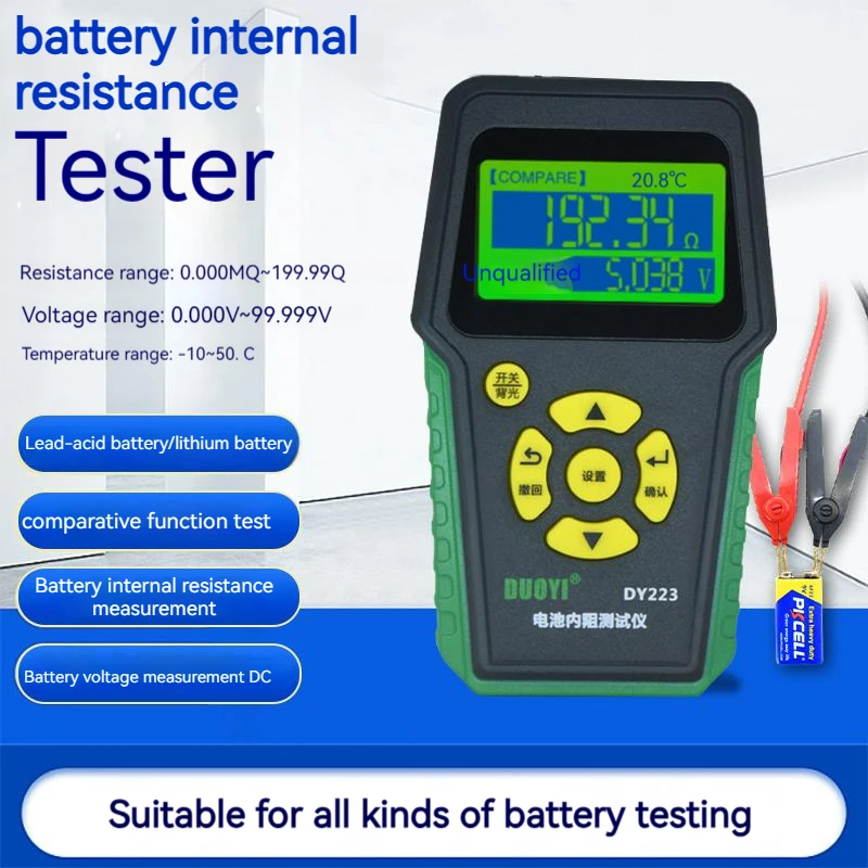 Electronic Repair Tools Lithium Battery Studio Workshop Resistance Tester Iron Phosphate 18650 Internal Test Voltage