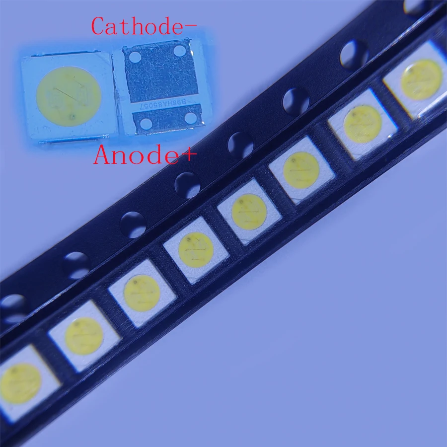 100PCS/Lot  High Power SMD LED 3030 6V 1.8W Cool White 150-187LM For Lextar TV Backlight Application