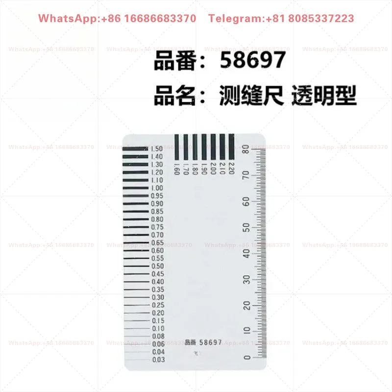 10Pcs Crack Measuring Scale Ruler For Wall Cement Joint Inspection Residential  Foundation Detection Measuring Tool Parts