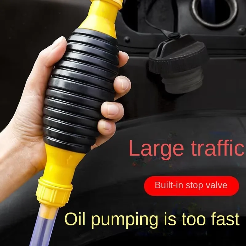 

LASYPHE Universal Car Fuel Pump Hand Gas Oil Pump Manual Suction Pipe Pumping For Boat Liquid Petrol Tuning Fuel Gasoline Diesel