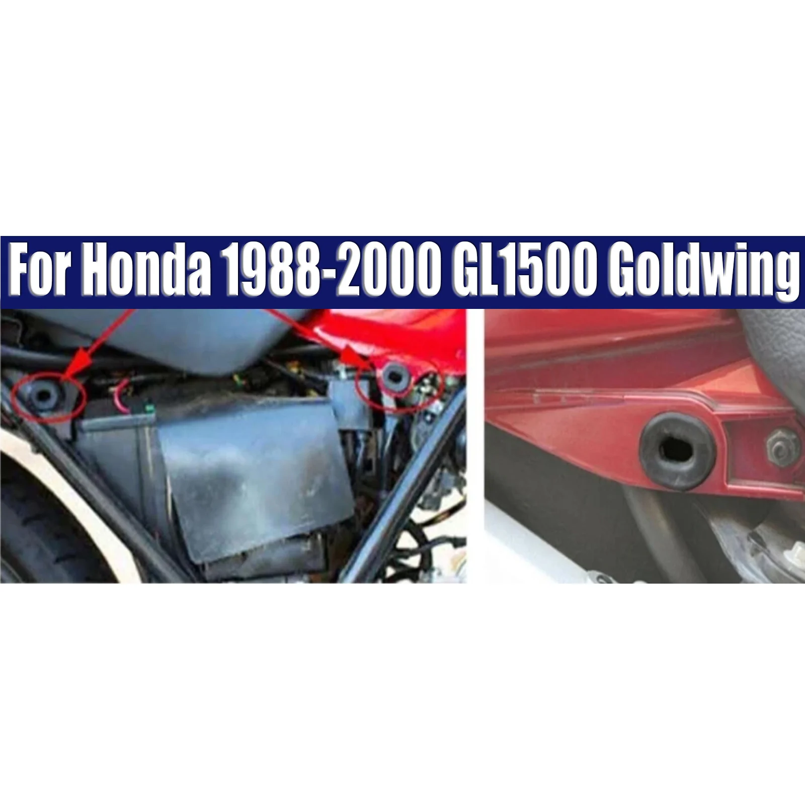 

For Honda 1988-2000 GL1500 Goldwing Motorcycle Rubber Grommets Body Side Cover Fairing Washer Goldwing Bolt