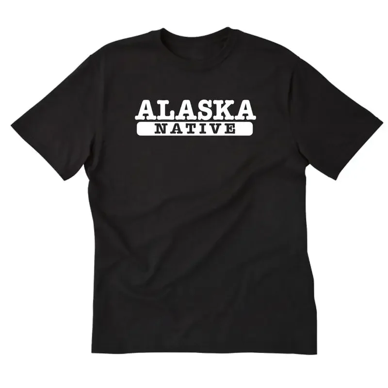 Alaska Native T shirt AK State  Cotton Moving Away