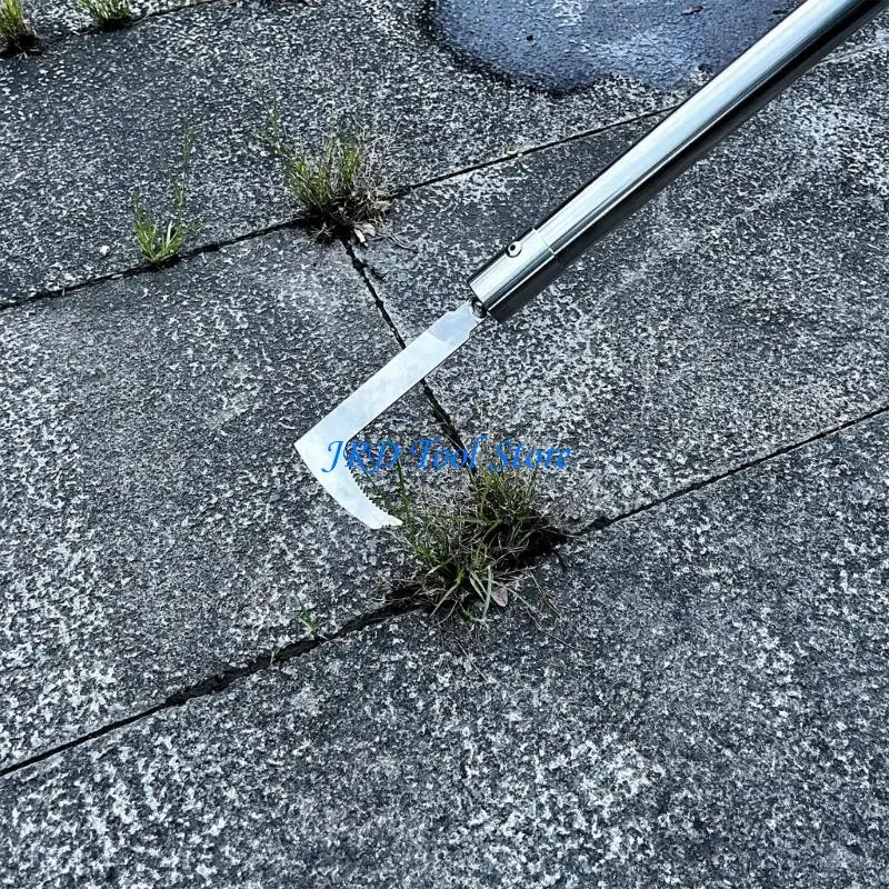 A2UD Compacts Storage Design Gaps Weeder and Scraper Brush for Easy Outdoor Surfaces Cleaning