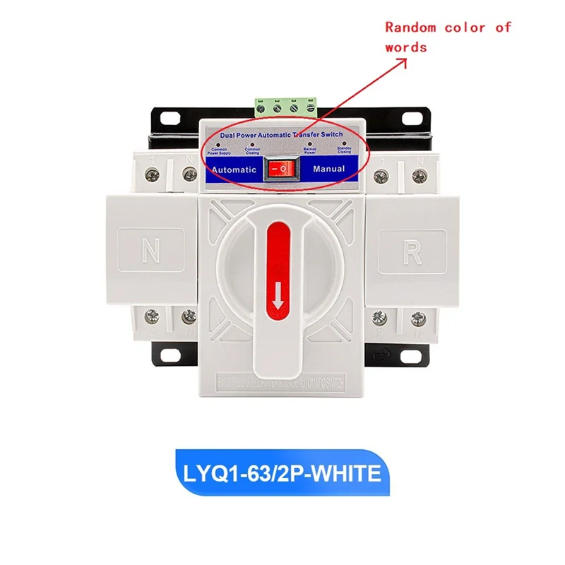 

ABVT-LYQ1-63/2P AC230V Micro-Type Updated Version Circuit Breaker Dual Power Automatic Auto Transfer Switch Safe And Reliable
