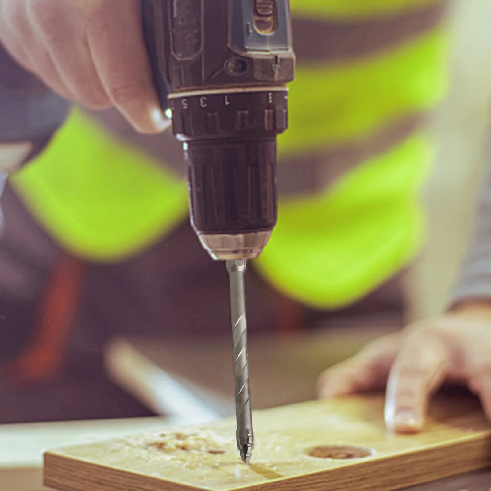 

DIY Projects Eccentric Drill Bit Efficient Tile Punching Tool Set Drill Bit High-Speed Rotation Wide Applicability