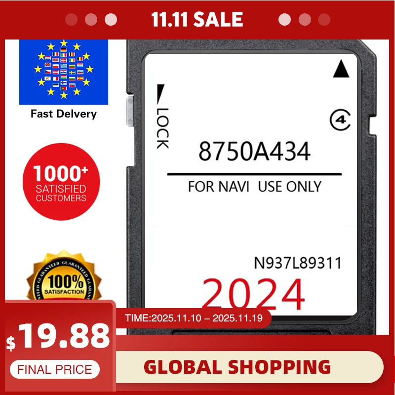 

SD Card maps Upgrade UK Ireland Europe for Peugeot 4008 2011-2017 Car Navigation P-11 16GB GPS 8750A434 Sat Nav Software 2024