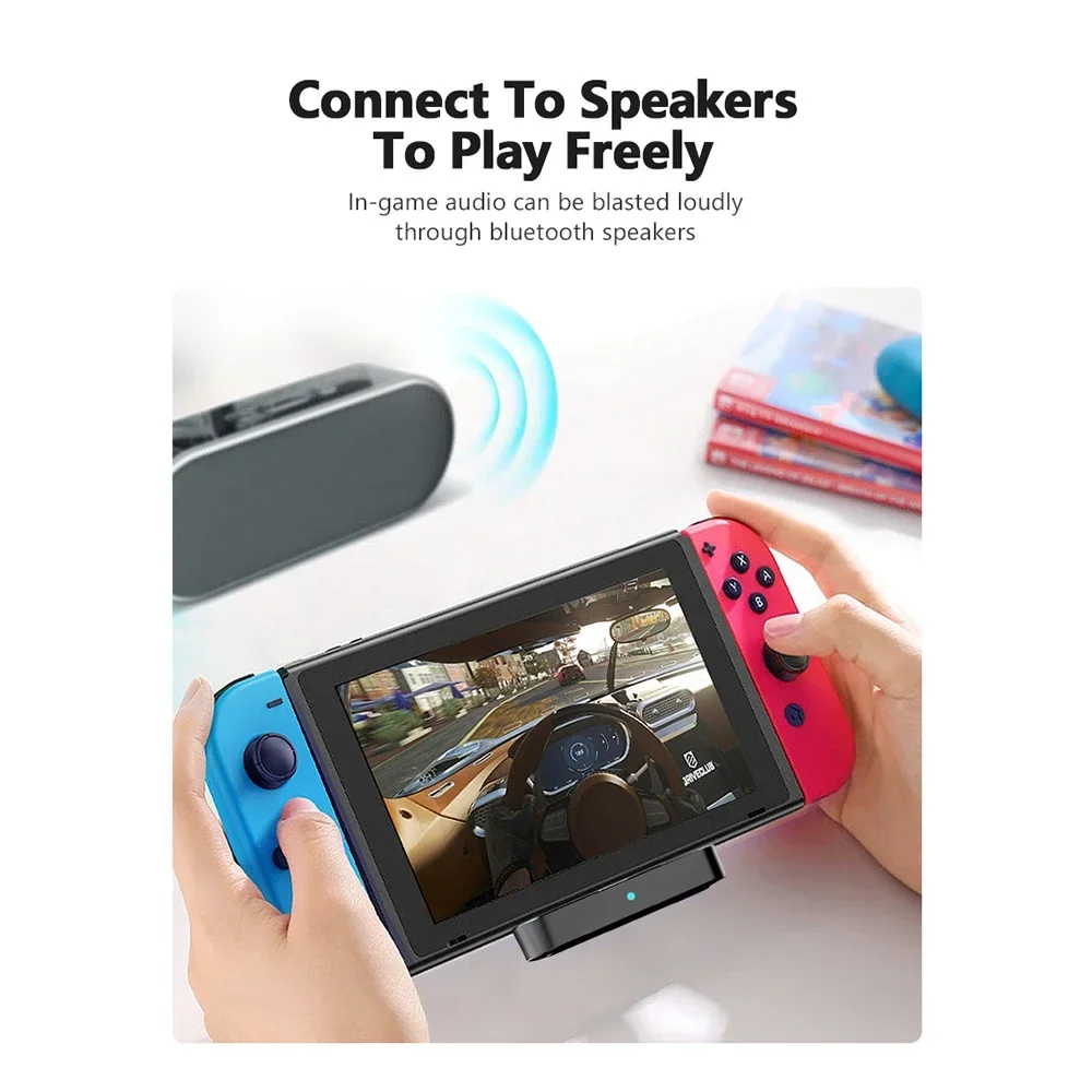 USB C Bluetooth 5.0 Audio Transmitter A2DP SBC Low Latency USB Dongle For Nintendo Switch PS4 TV PC USB Type C Wireless Adapter