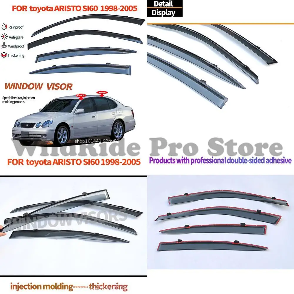 

1 set For Toyota Aristo Rain Deflector Window Visor Sun Shade