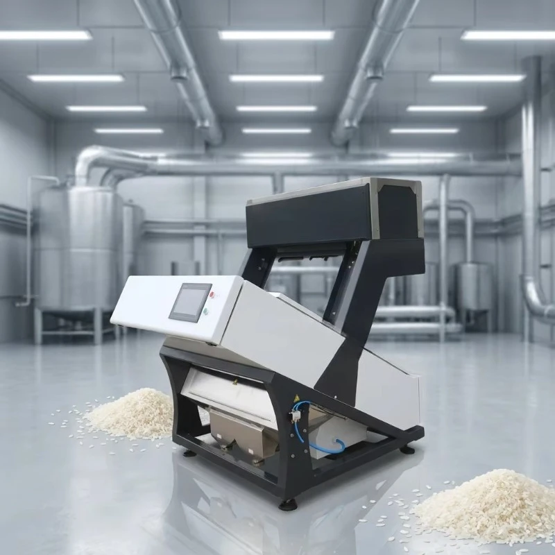 Rice Bean Garlic Orange Walnut Kernel Color Sorter Optical Digital Blower Berries Sunflower Seed Sorting Machine