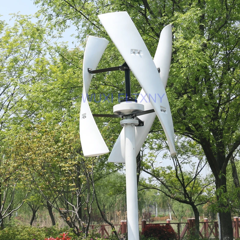 FLTXNY 2KW Wind Turbines Generator Free Energy Low Noise Low Wind Speed Start 48V 96VWindmill Generator