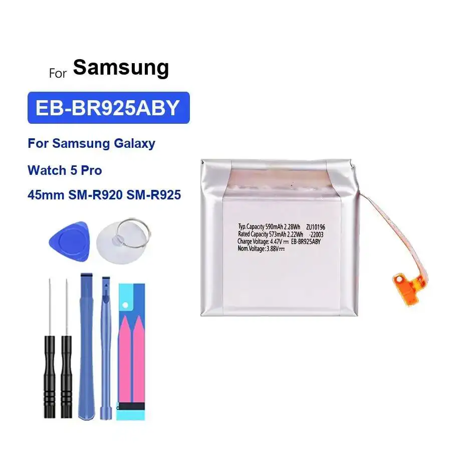 Watch Battery EB-BR840ABY EB-BR925ABY 340-590Mah For Samsung Galaxy 3 5 45MM SM-R840 SM-R920 SM-R925 Pro