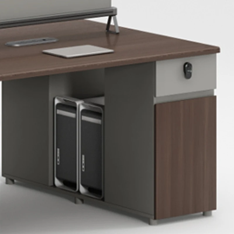 Simple Modern Four Four Four Six Six Eight Screen Card Seat Office Partition Computer Table and Chair Combination Staff Desk