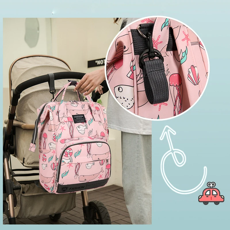 

Mommy Diaper Bags Large Capacity Mother Travel Nappy Backpacks Maternity Nursing Bags Outting Bag Waterproof Storage Handbag