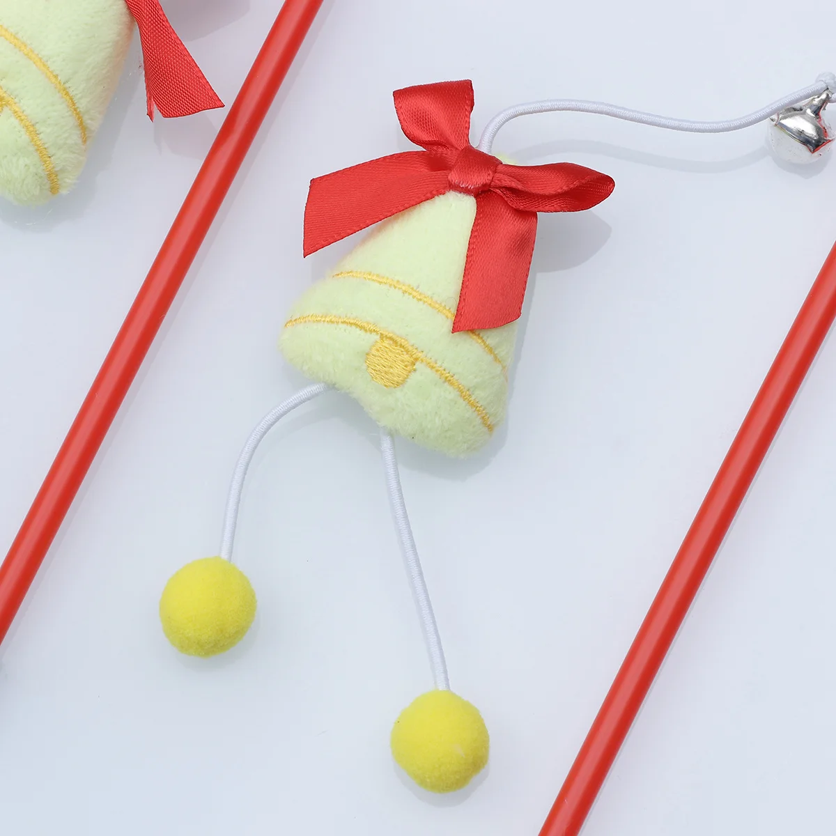 

3 pcs Christmas Themed Cat Teasing Stick Interactive For Pet Cats Training Wand Exercise Tool Funny Pet Supplies