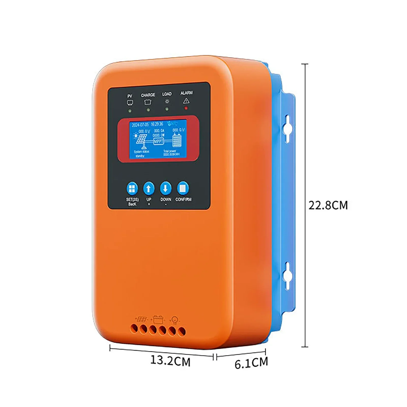 Auto12V-48V Bluetooth WIFI MPPT 60A 80A 100A Контроллер заряда солнечных батарей для Lifepo4 литиевых гелево-кислотных домашних солнечных панелей
