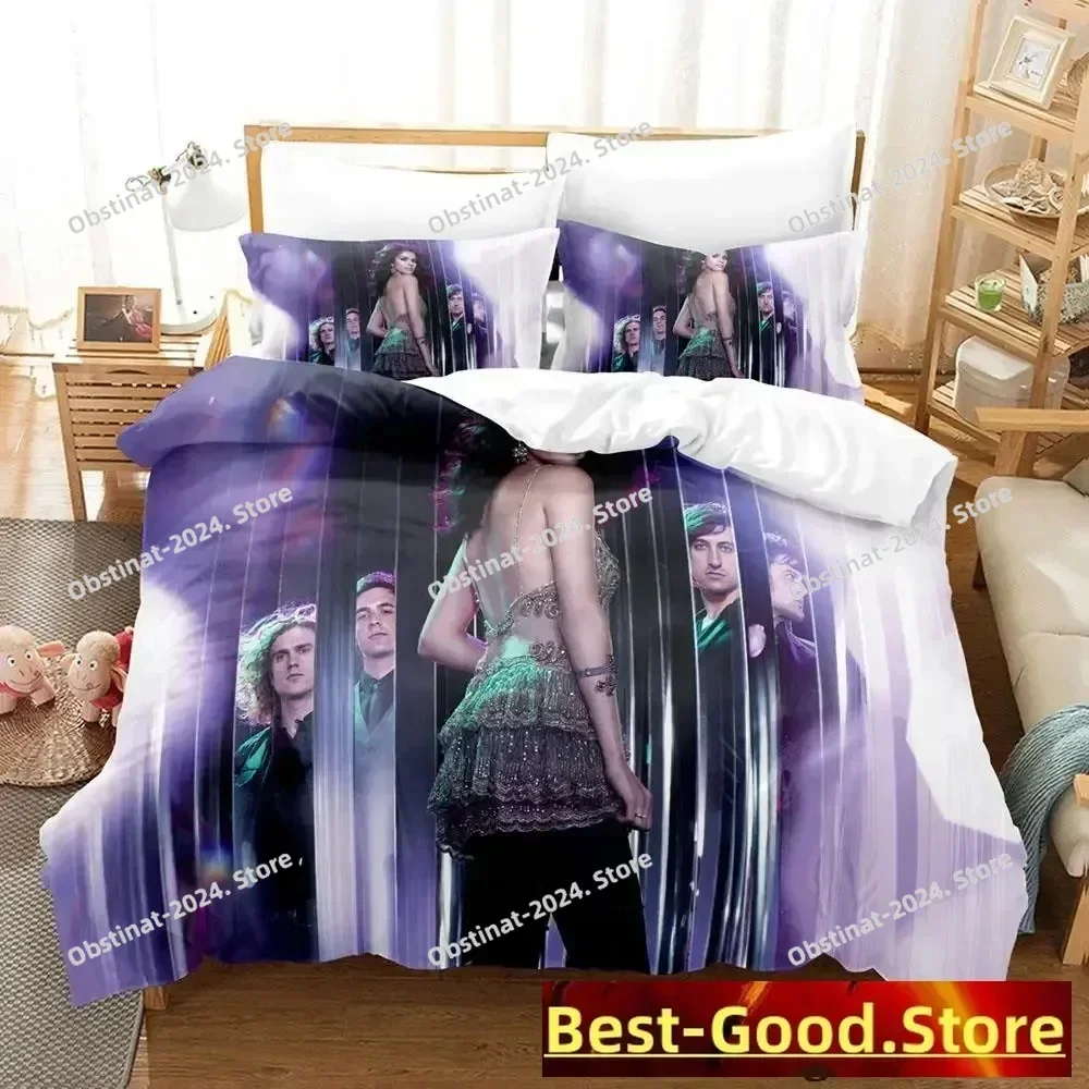

2023 Selena Gomez Bedding Set Printed Bed Set With Pillowcase Bed Duvet Cover Soft Single Double Queen Super King Size
