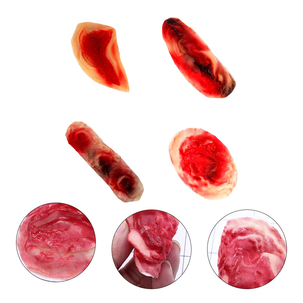 Stickers Halloween Simulation Scar Wound Three-dimensional Temporary Horrible Red