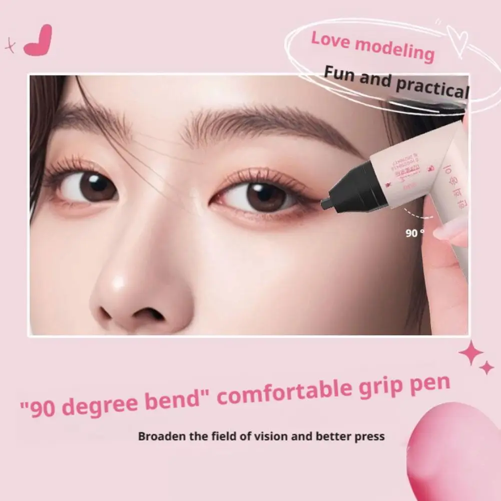 Lazy Integrated Eyeliner Stamp Langdurige waterdichte vloeistof voor symmetrische eyeliner Oog Gemakkelijke nauwkeurige eyeliner Wear Outline Beginner L8P2