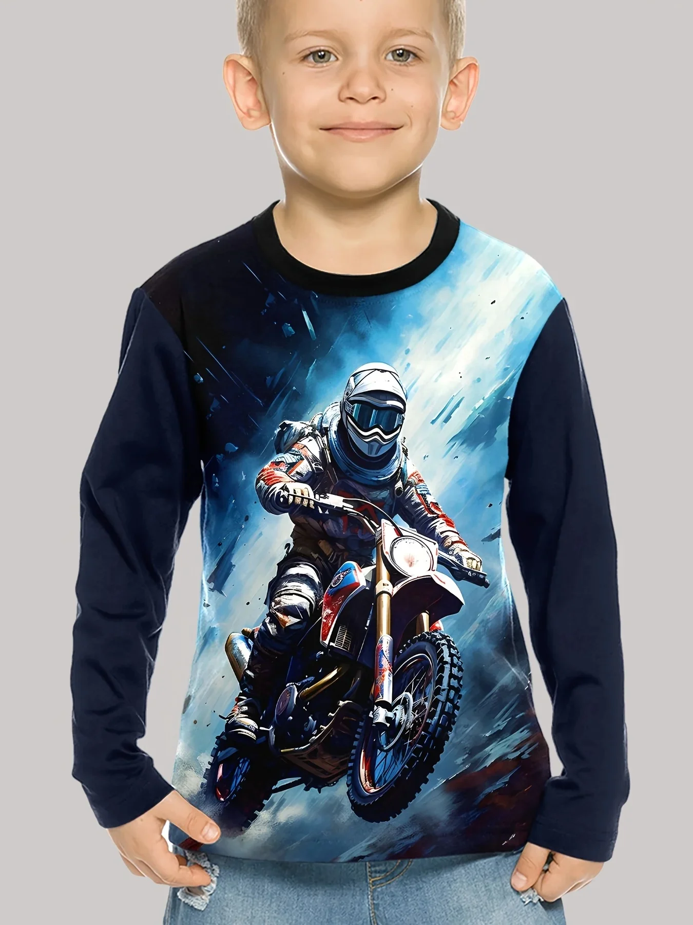 2026 Men's & Women's Loose-Fit Long-Sleeve Cycling Jersey – Suitable for Mountain Biking, Motocross,Camping, and Outdoor Fishing
