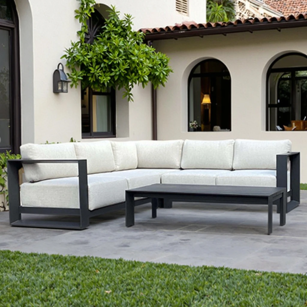 & High End Outdoor Durable Rope Weaving Sofa Set Patio Sofa Furniture Garden Sofa Set
