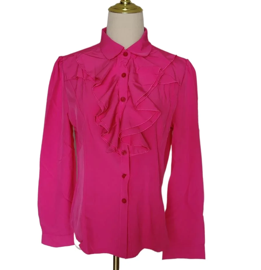 Yellow Shirts for Women, Tops and Blouses, Office Lady, Fall, Spring