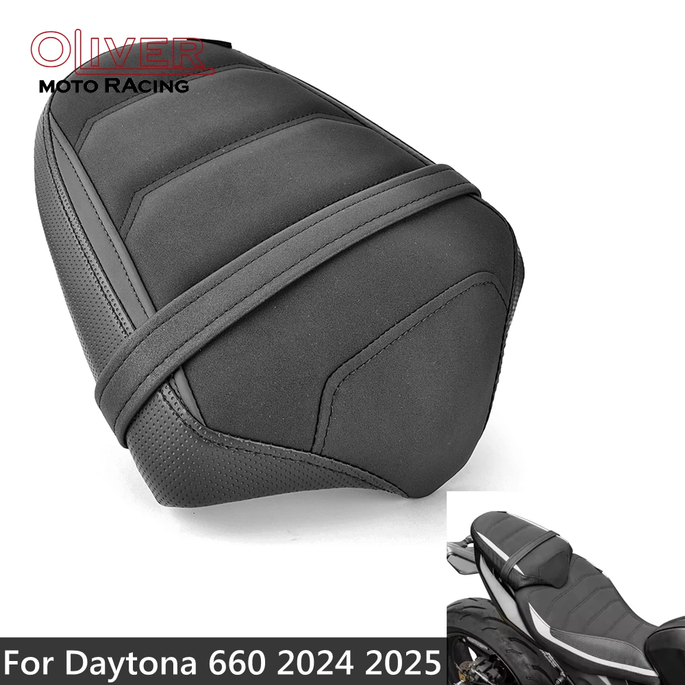 

For Daytona 660 2024-2025 Daytona660 Motorcycle Rear Passenger Pillion Cushion Cover Accessories
