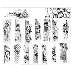 Retro Transparent Clear Stamps for DIY Scrapbooking/Card Making Fun Decoration Supplies  A0212