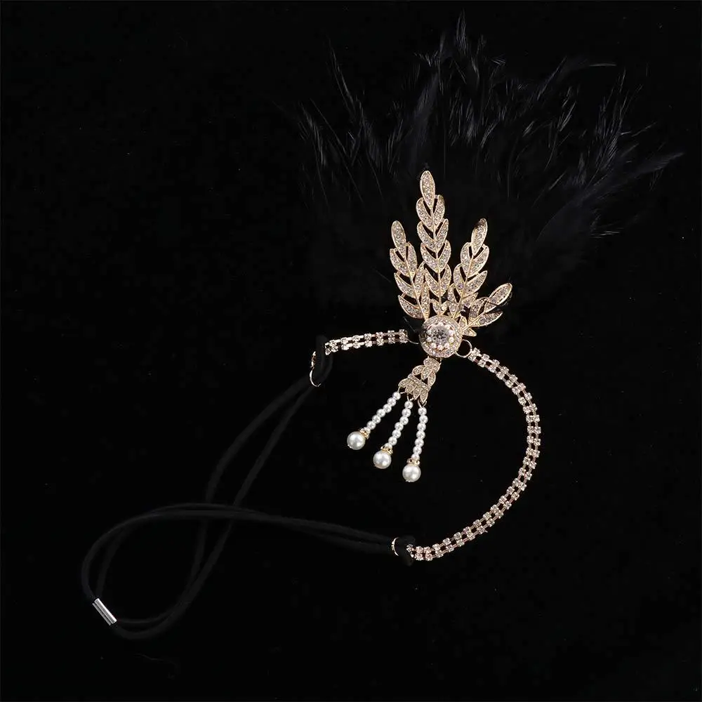 

Stage Performance Hair Band Tassels Korean Style Headband Sequin Hair Band Masquerade Party Hair Accessories Feather Headwear