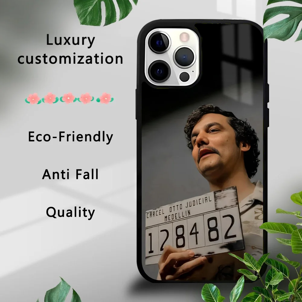 Narcos TV Series Pablo Escobar Phone Case For IPhone 16 15 14 13 Pro Max 11 Mini Alex Mirror For Magsafe Wireless