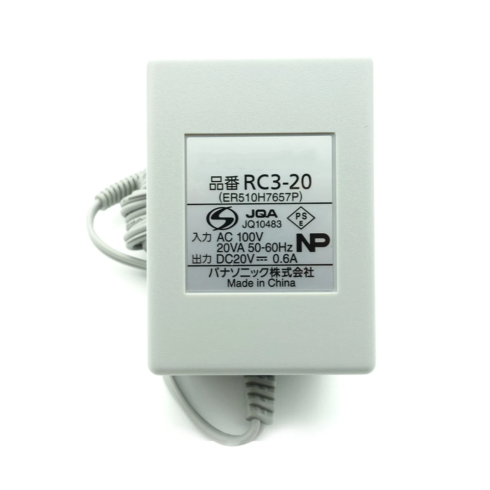 

RC3-20 AC100V DC20V 0.6A зарядное устройство для машинки для стрижки волос Panasonic ER510 ER511