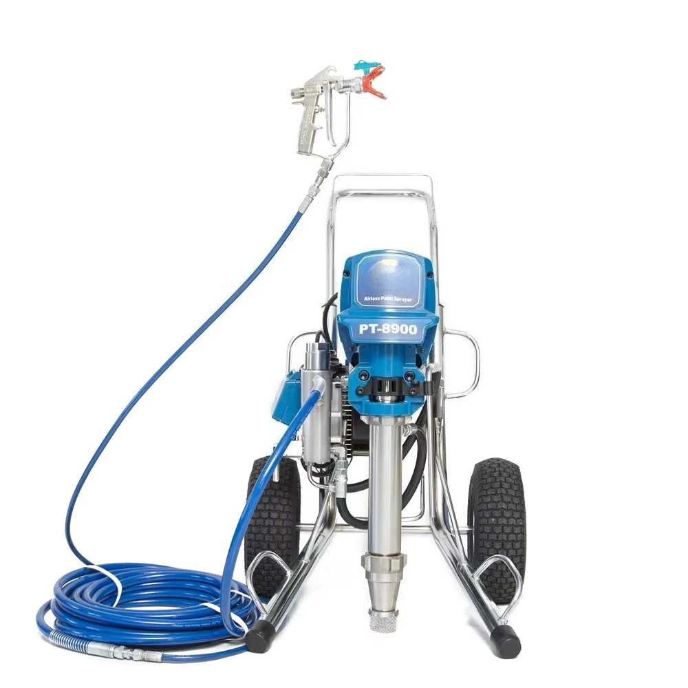 Professional Airless Paint Sprayer 8.5L 4000W Heavy Duty Putty Plaster Sprayer Painting Machine With Long Piston Pump