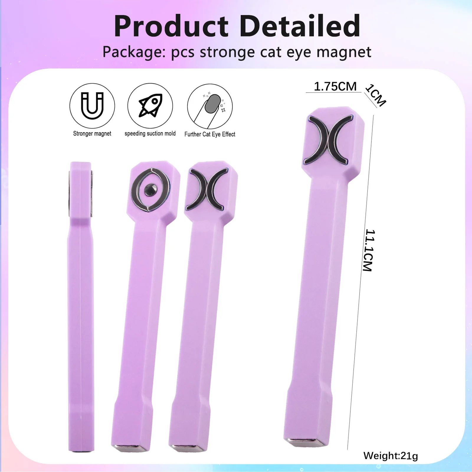 3-in-1-Nagelmagnet-Werkzeug, starker Katzenaugen-Magnet für Nägel, Gel-Nagellack, 3-in-1-Cateye-Magnetwerkzeug für Nagelkunst – Detail 7