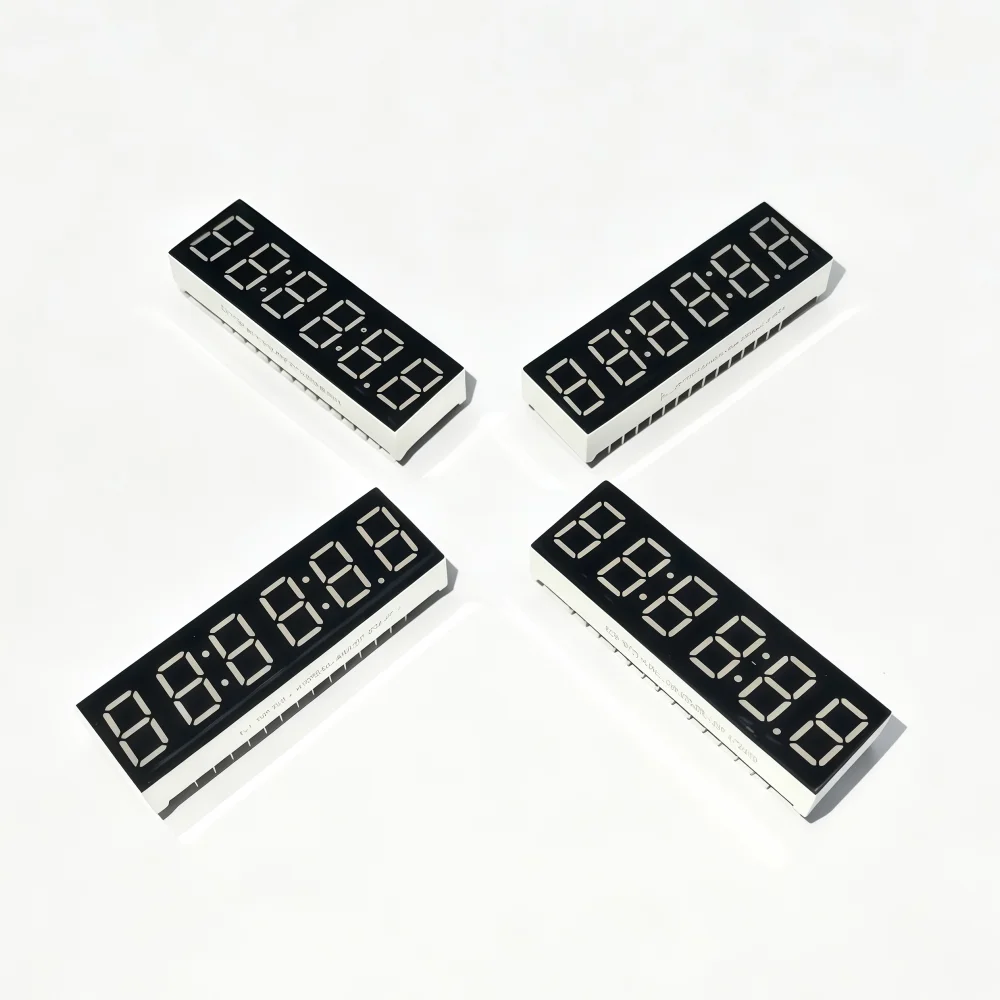 10Pcs 0.36 inch 6-digit clock display digital tube 45mmX14mm digital tube 