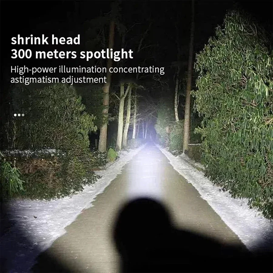 COB + XPE مصباح LED صغير للتخييم محمول USB شعلة قابلة لإعادة الشحن في الهواء الطلق زوومابلي ضوء مصباح فانوس تكتيكي مع مشبك قلم #6