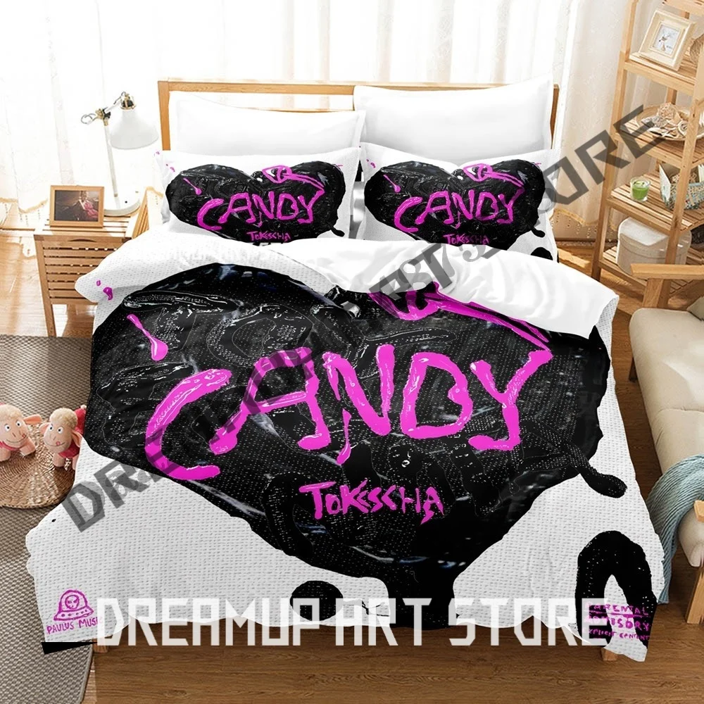 3D Printed Tokischa Singer Bedding Set for Boys Girls Duvet Cover Pillowcase Included Twin Queen King Full Single Double Sizes