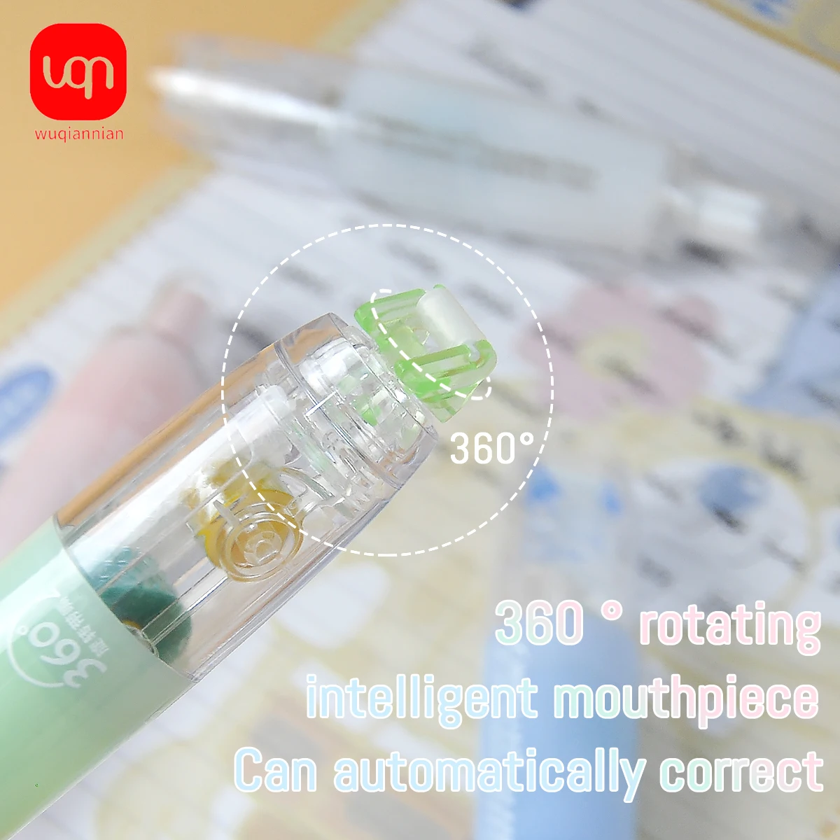 360°Rotatable Dots Glue Roller Double Sided Tape Pen 5m Refillable Adhesive Scrapbooking DIY Crafts School Office Supplies