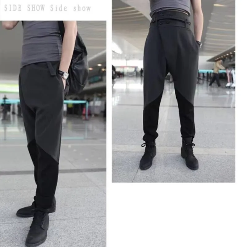 

Spring Waist Stretch Slim Pants Autumn And Men's Pants Men's Casual Pants Low Crotch Boot Pants Small Leg Pants Large Size