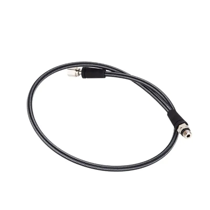 

Submersible residual pressure pipe High pressure hose Braided carbon fiber depth table 15cm65cm80cm side hanging