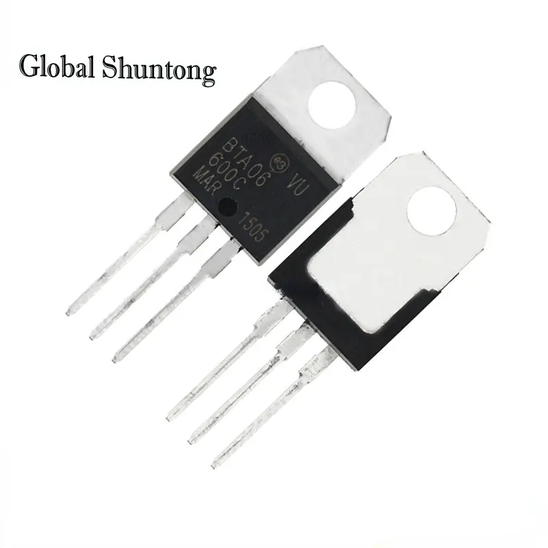 50pcs BTA06-600C Thyristor 6A600V TO-220 Transistor