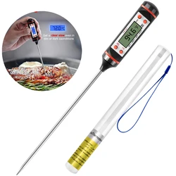 Therye.com numérique de cuisine professionnelle, eau, huile, cuisson de la viande, thermomètres alimentaires, outils de sonde en acier inoxydable 304, nouveau