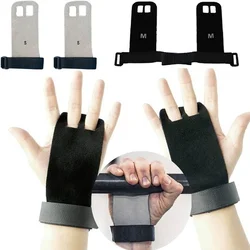 1 Pair Hand Grip Synthetic Leather Crossfit Gymnastics Guard Palm Protectors Glove Pull Up Bar Weight Lifting Glove Gym Gloves