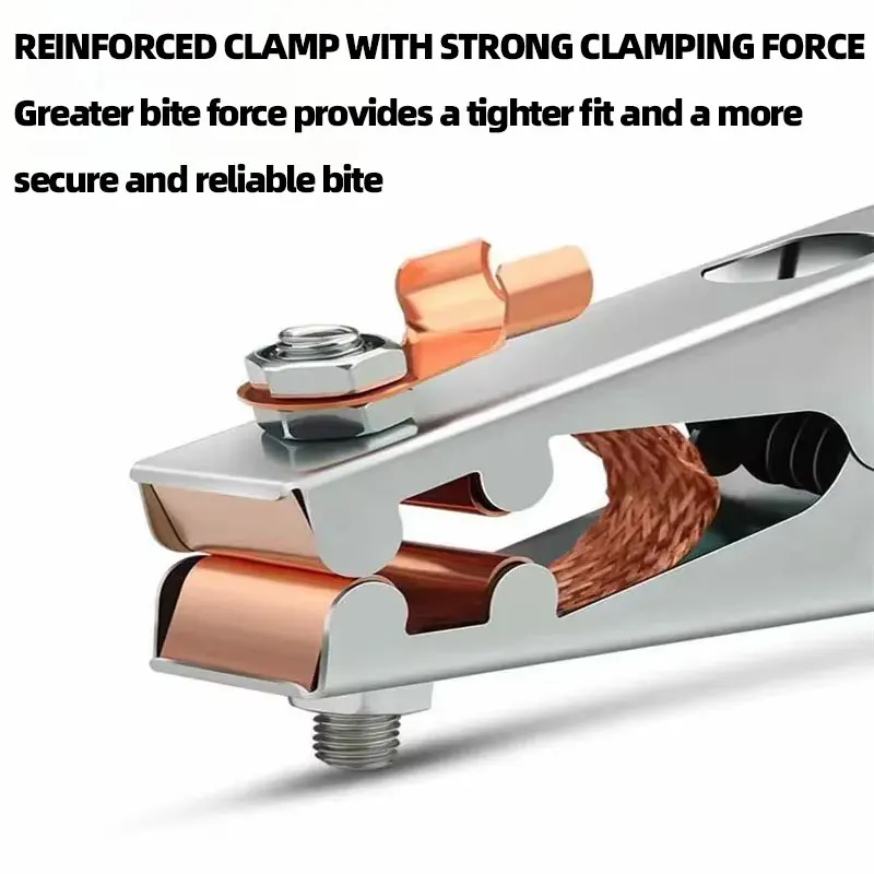 Braçadeira de terra máquina de solda elétrica clipe de aterramento 500a 300a 800a-1000a braçadeira de conexão argon arco máquina de solda clipe de aterramento