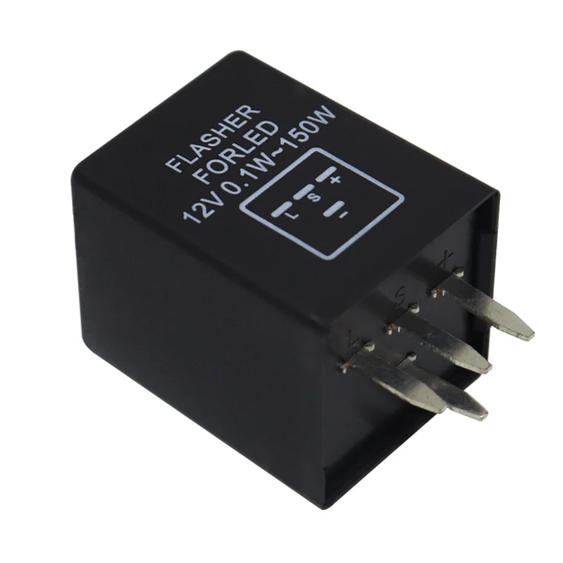 EP29 4Pin 12VDC Car Steering Dual Flashing LED Lights Automotive Relay Flash Relay