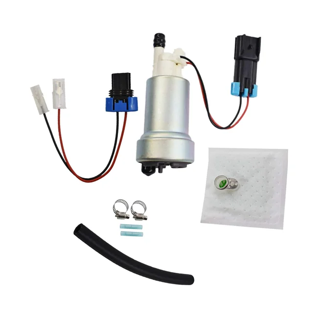 

High Pressure Electric Internal Fuel Pump F90000267 TIA485-2 for Universal 340LPH 420LPH 450LPH E85 with Install Kit